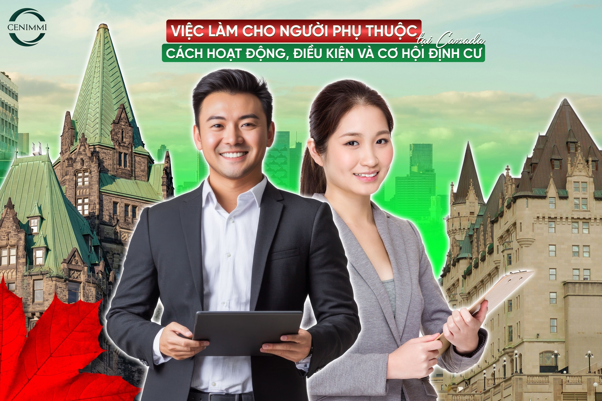 Việc làm cho người phụ thuộc tại Canada: Cách hoạt động, điều kiện và cơ hội định cư
