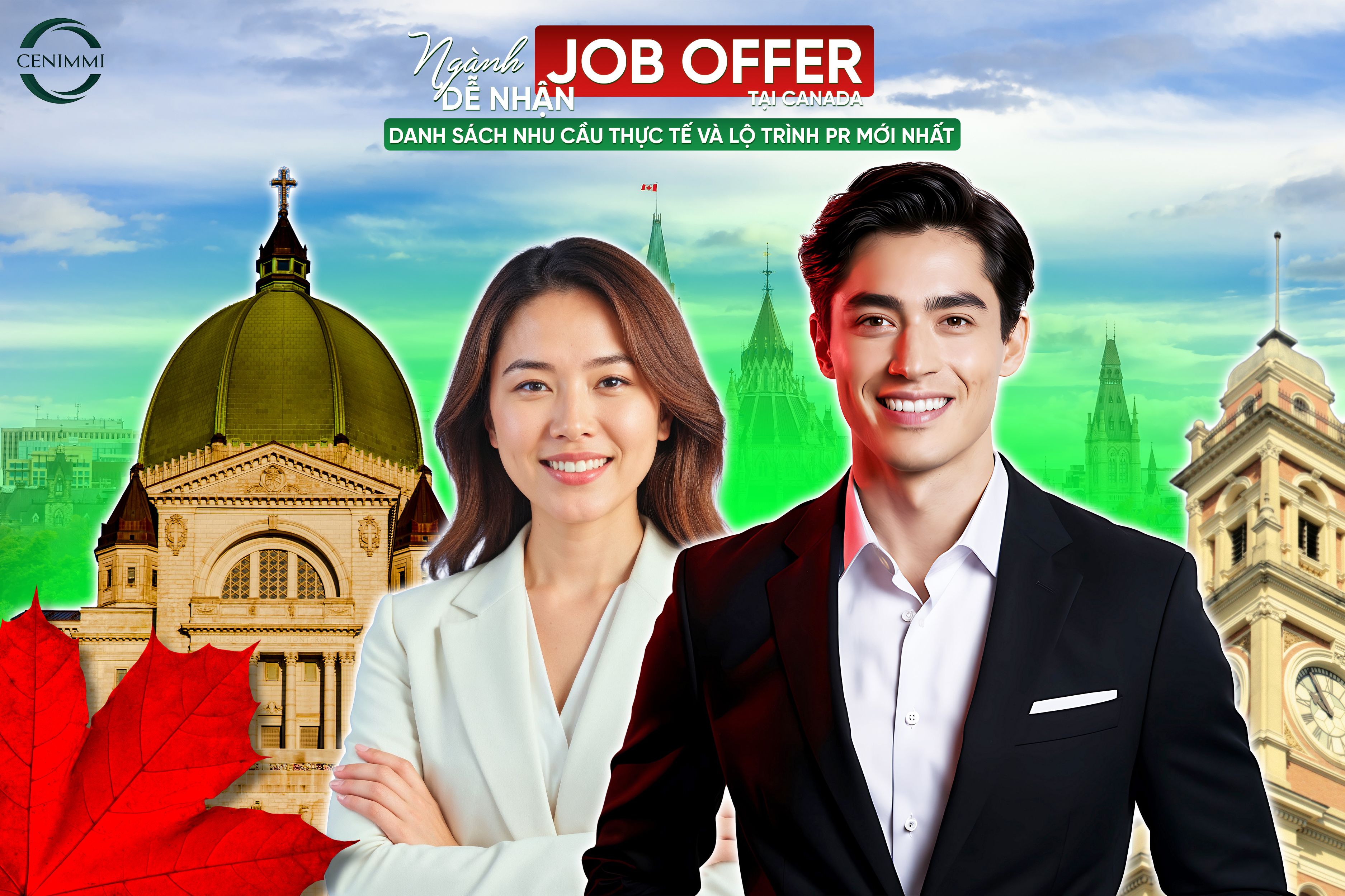 Ngành dễ nhận Job Offer tại Canada: Danh sách nhu cầu thực tế và lộ trình PR mới nhất